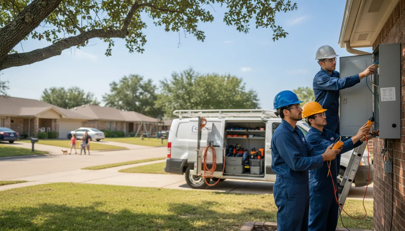 Certified electrician providing emergency electrical services in Earlsboro, OK